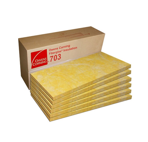 Image of Owens Corning 703 Fiberglas Insul. per Sheet (24” x 48” x 2)